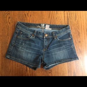 Denim shorts